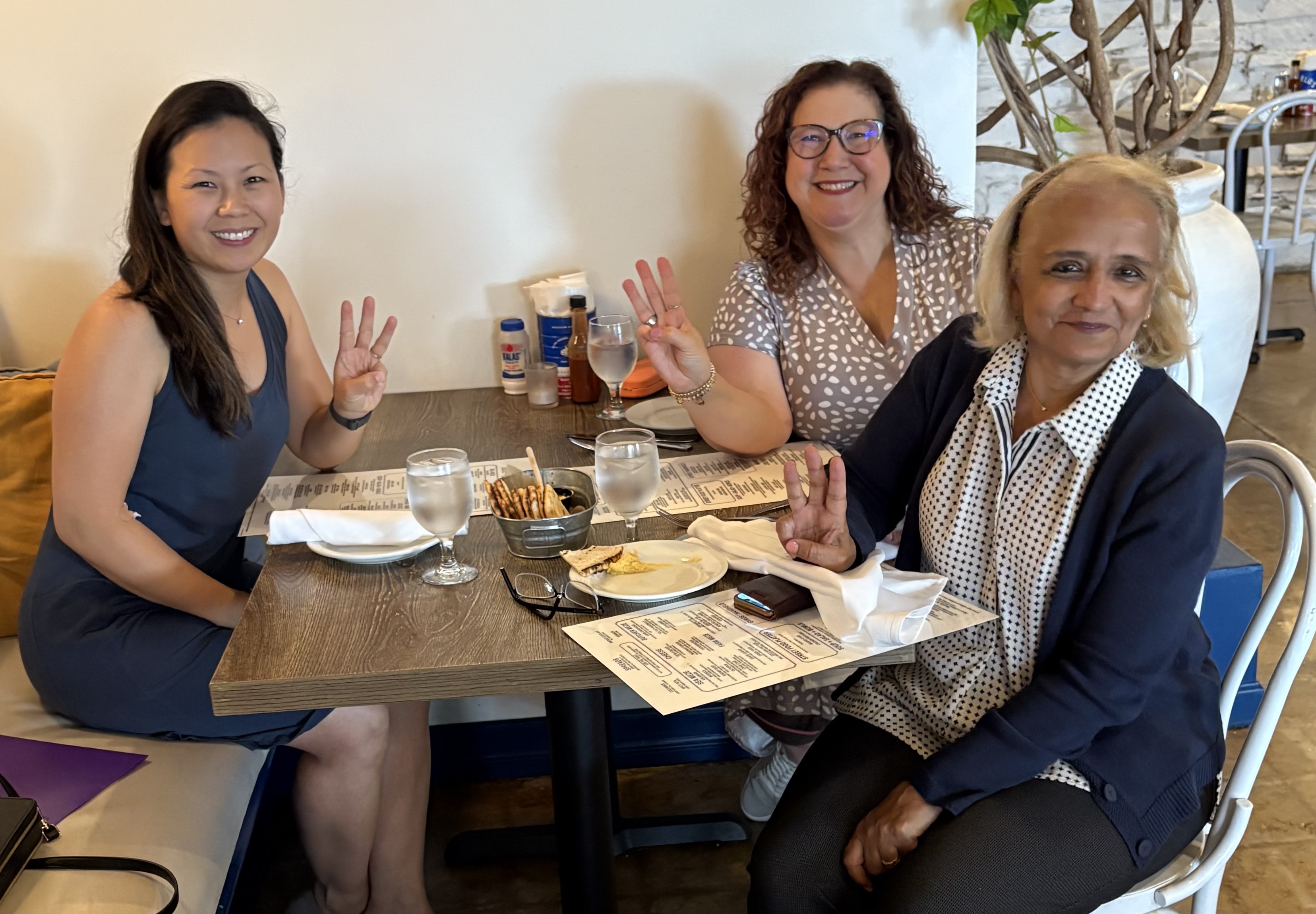 Meher Rafiq, Jennifer Welch, and Clara Wilson