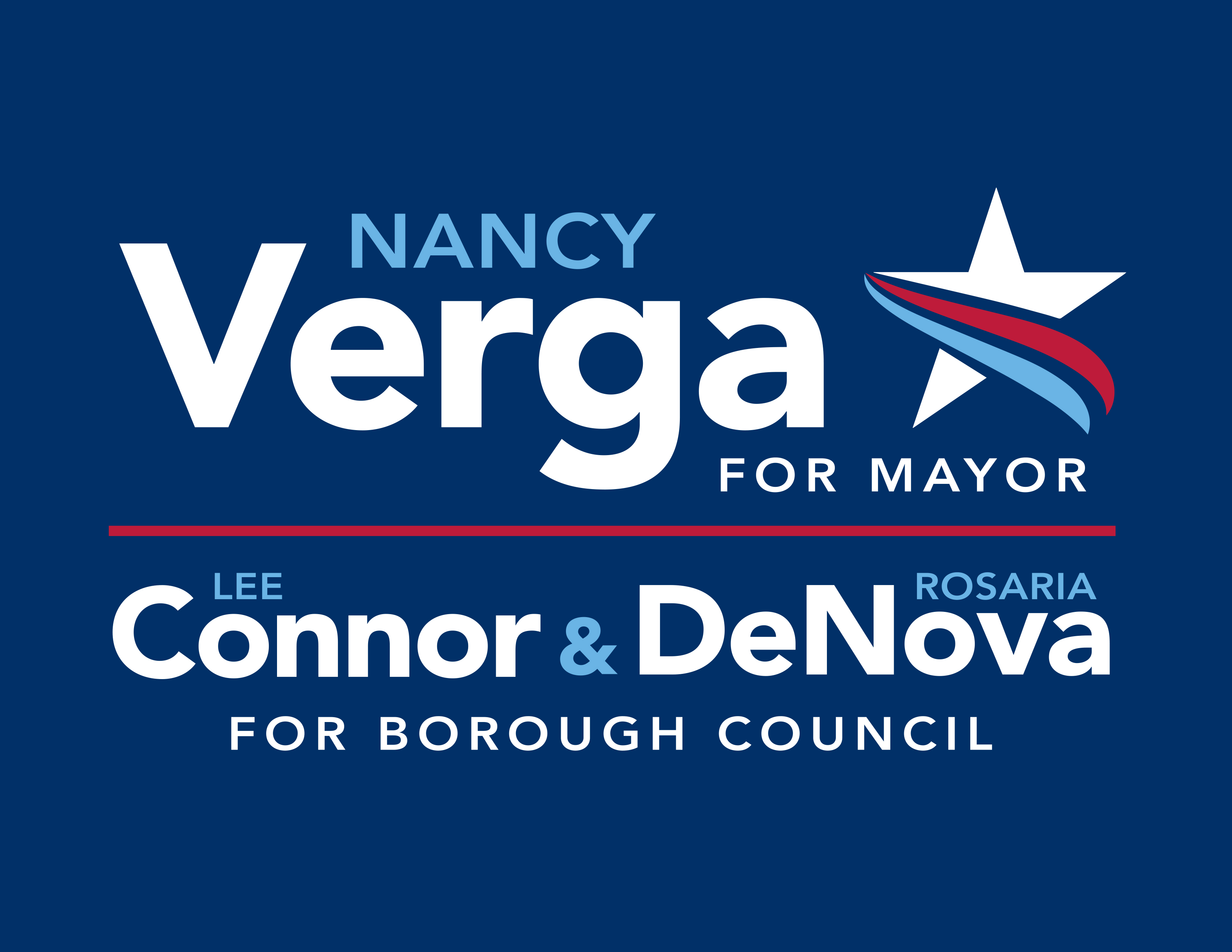 Nancy Verga, Lee Connor, and Rosaria DeNova