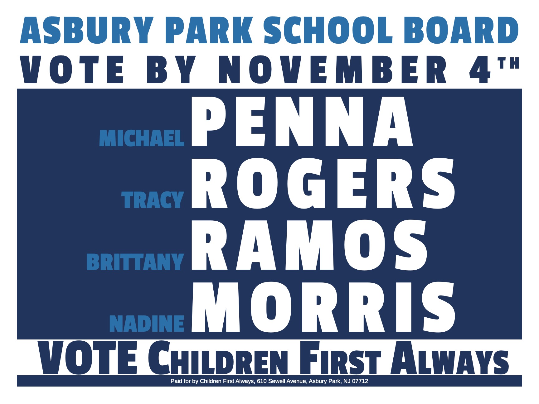 Michael Penna, Tracy Rogers, Brittany Ramos, and Nadine Morris