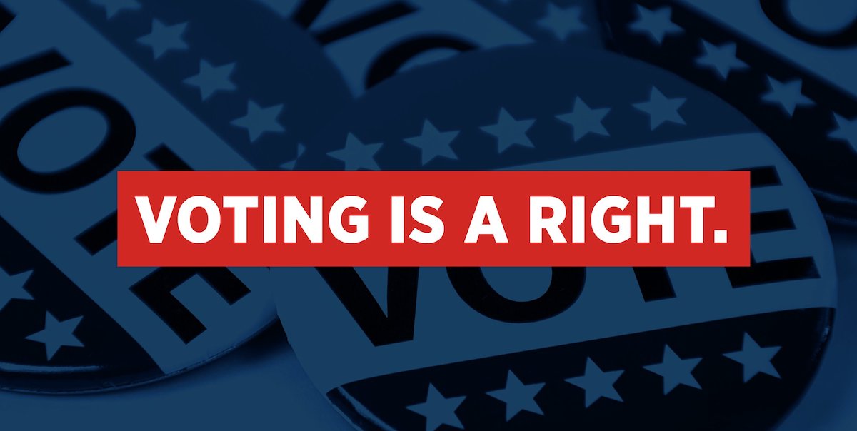 DONATE TO LET AMERICA VOTE →
