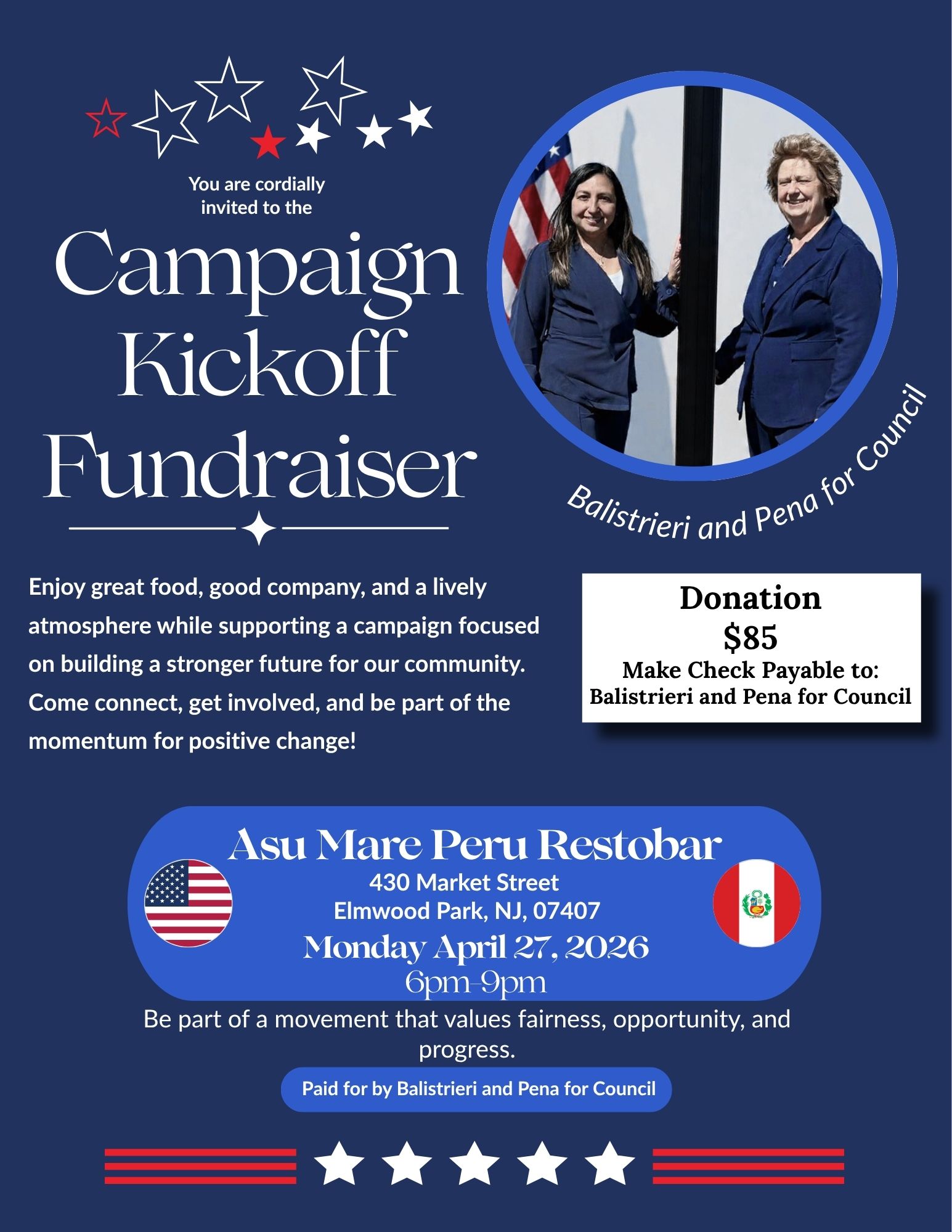 Sandra Balistrieri and Karen Pena