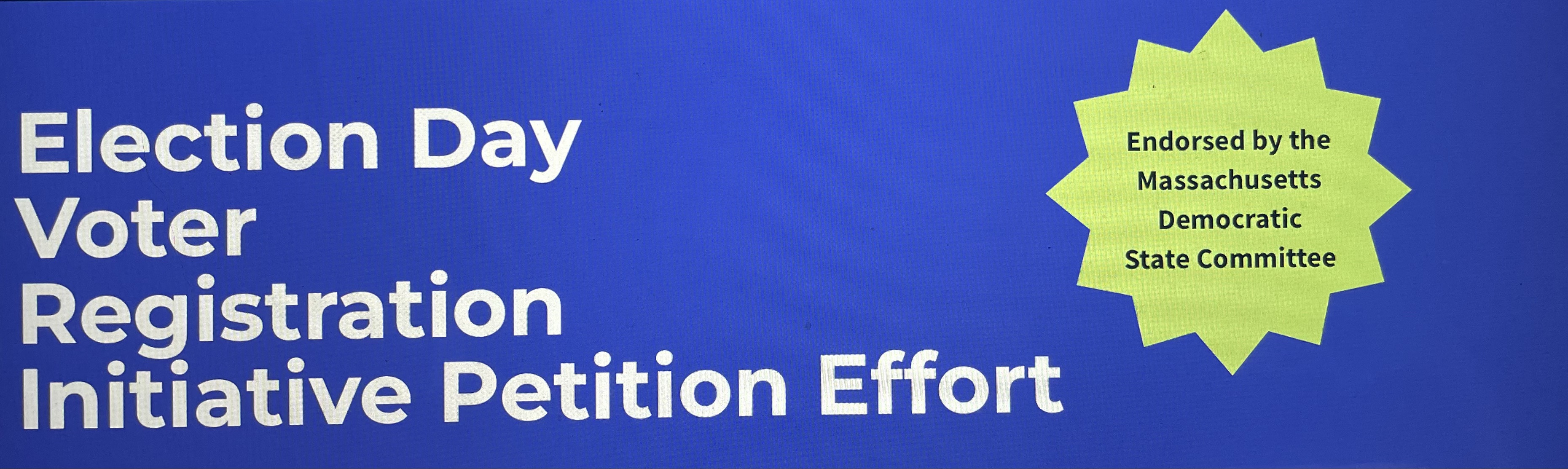YES on Election Day Voter Registration